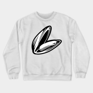 White Mussel Crewneck Sweatshirt